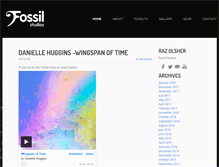 Tablet Screenshot of fossilstudios.net
